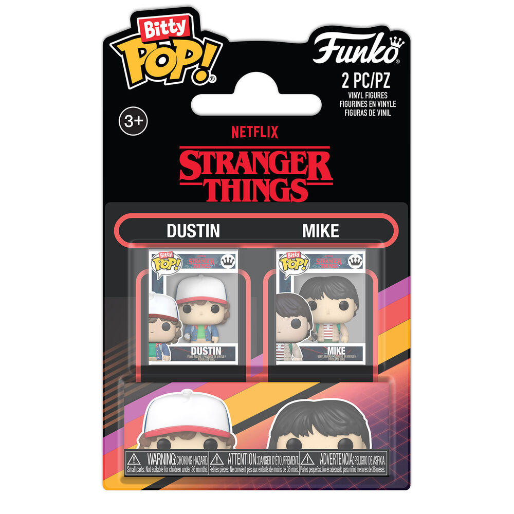 Bitty POP Stranger Things Dustin - Mike